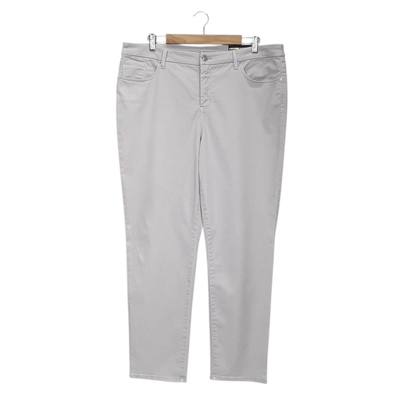 Chico’s So Slimming Girlfriend Jeans Ankle Size 16 (Chico’s Size 3) Gray New NWT - Picture 1 of 8